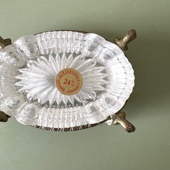 VTG Bleikristall 4PC Trinket Holder - Picture 7 of 16
